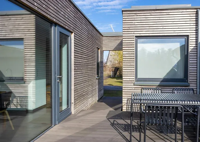 Light Flooded House On The Baltic Sea