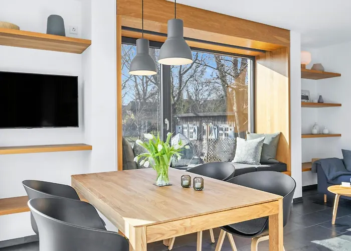 Light Flooded House On The Baltic Sea *